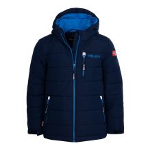 Trollkids Kinder Hemsedal Snow Jacket XT wasserdichte Skijacke mit Kapuze, Marineblau (513-164)