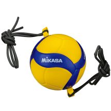 Mikasa V300W-AT-TR Volleyball mit Belägen, gelb und blau, Größe 5