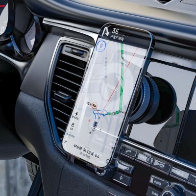 7. Dudao F24PRO MagSafe-kompatible Autohalterung mit Saugnapf für Windschutzscheibe oder Armaturenbrett – Schwarz