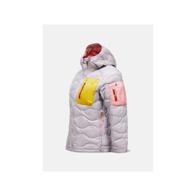 3. Damen-Daunenjacke PEAK PERFORMANCE W Helium Utility Down Hood Jacket, Farbe Grau