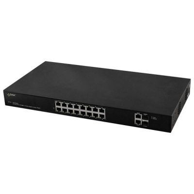8. PULSAR SF116 Netzwerkanschlüsse Managed Fast Ethernet (10/100) PoE-Unterstützung 1U Schwarz