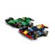 5. LEGO CITY 60445 F1 Truck mit RB20 und AMR24 F1 Autos