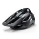 Rockbros LK-99 Mountainbike-Helm mit verstellbarem Visier und Magnetverschluss, Größe 58–62 cm – Schwarz