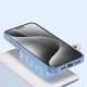6. Dux Ducis Lawa Lederhülle für iPhone 15 Pro - Blau