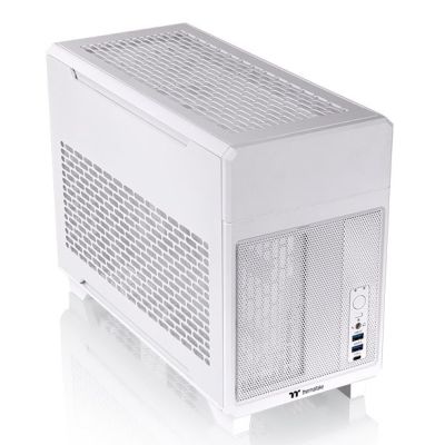 4. Thermaltake TR100 Mini-Tower-Gehäuse Snow White Retail