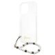6. Guess GUHCP13LKPSWH iPhone 13 Pro / 13 6.1" Transparentes Hardcase White Pearl