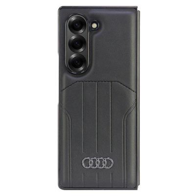 5. Audi Kunstleder MagSafe Case für Samsung Galaxy Z Fold 6 - Schwarz