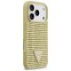 4. Guess Strass Dreieck Logo iPhone 17 Pro Hülle - Gold
