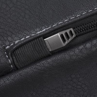 8. RIVACASE ORLY 16"-Laptoptasche, Schwarz, wasserdichtes Material, Fächer für 10,1"-Tablet, Smartphone, Dokumente und Zubehör