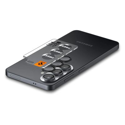 5. Spigen Glas.Tr Ez Fit Optik Pro HD Kameraschutzhülle (2er-Pack) für Samsung Galaxy S26 – Schwarz