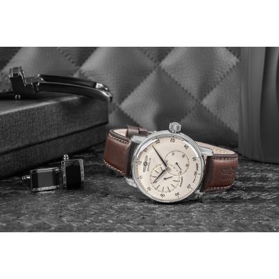 6. Herrenarmbanduhr ZEPPELIN New Captain's Line Automatic 8662-5 + BOX