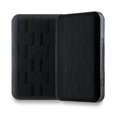 3. Karl Lagerfeld Induktions-Powerbank KLPB5FPGKSKIHK 16W 5000mAh schwarz/schwarz Karl Head Pin MagSafe