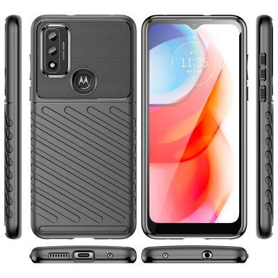 8. Thunder Case flexible gepanzerte Hülle für Motorola Moto G Play 2022 schwarz