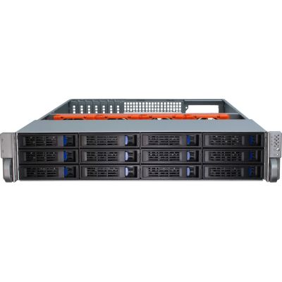 4. Inter-Tech IPC 2U-2412 Rack Schwarz, Silber