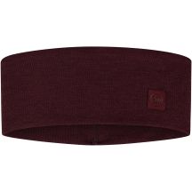 BUFF MERINO WIDE HEADBAND SOLID GARNET Stirnband – Einheitsgröße