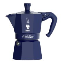 Bialetti 0005411 Manuelle Kaffeemaschine Mokkakanne 0,04 l Blau