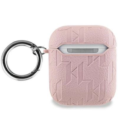 2. Karl Lagerfeld Monogram Karl Head Case für AirPods 1/2 – Rosa