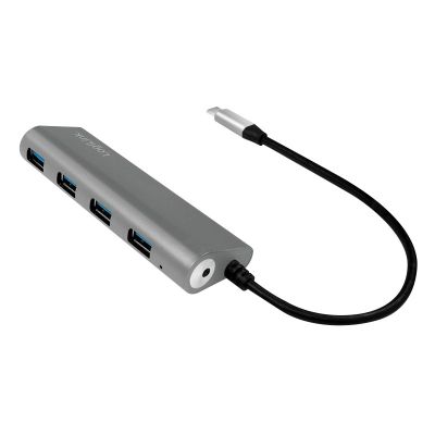 3. LogiLink UA0309 USB 3.2 Gen 1 (3.1 Gen 1) Typ-C Hubs und Konzentratoren 5000 Mbit/s Grau