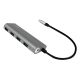 3. LogiLink UA0309 USB 3.2 Gen 1 (3.1 Gen 1) Typ-C Hubs und Konzentratoren 5000 Mbit/s Grau