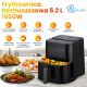 18. Extralink Heißluftfritteuse 5,2 l EU SJ-520 Einzeln 5,2 l Heißluftfritteuse Schwarz