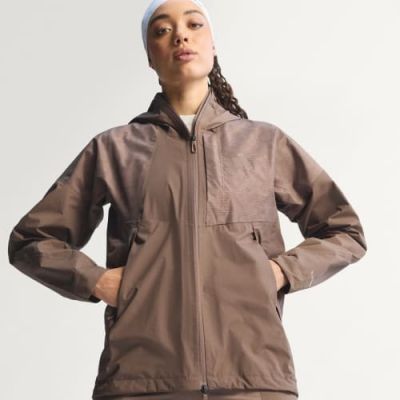 Damenjacke adidas TERREX Xperior 2.5L Hybrid Primeknit Climaproof Jacket – Trace Brown, Größe: S