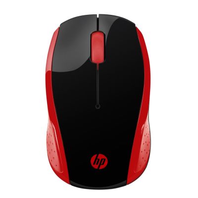HP Funkmaus 200 Empress Red Funkmaus Rot und Schwarz 2HU82AA