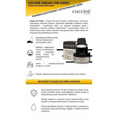 5. Coccine schwarzes Fett für Narbenleder DA0242A