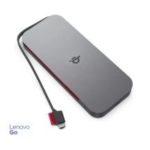 Lenovo Go 10.000 mAh Powerbank, G0A3LG1WWW, USB-C, Grau