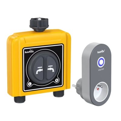 Tuya Smart RainPoint Doppelventil-Bewässerungssystem mit WLAN-Gateway