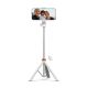 9. Tech-Protect L03S Bluetooth-Selfie-Stick mit Fernbedienung, Stativ bis 148 cm und 180 Kopf – Weiß