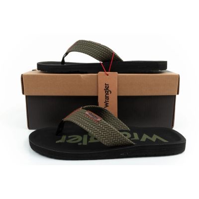 10. Wrangler Herrenschuhe Zane Flipflop grüne Flip-Flops