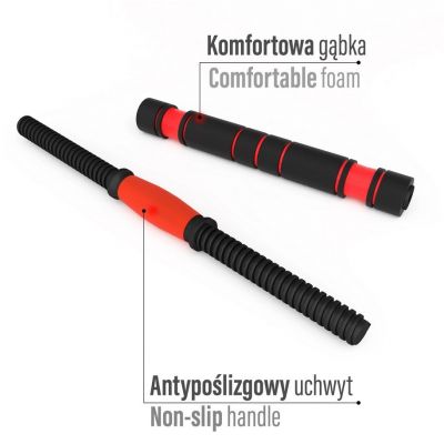 12. HMS SGN130 6-in-1 Gewichtsset (Langhantel, Kurzhanteln und Kugelhantel) 30kg