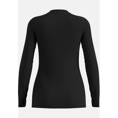 3. ODLO Merino 160 BL Top Crew Neck Damen T-Shirt L/S Gr. M Schwarz