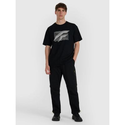 6. Herren-T-Shirt mit Aufdruck, reguläre Größe F 4FRAW25TTSHM3259-20S