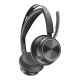10. POLY Voyager Focus 2 USB-CC Headset mit USB-C/A-Adapter und Ladestation