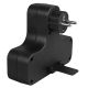 3. MACLEAN Vierfachsteckdose mit Schalter, Stabilisierungsfuß, Typ E, 2 x 2,5 A, 2 x 16 A MCE224 E/B