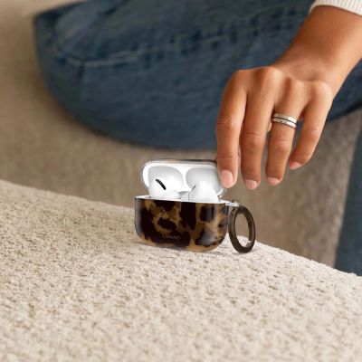 5. Tech-Protect Lamano Hülle für AirPods Pro 3 – schwarz und braun