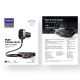 5. Joyroom Auto-Schnellladegerät 5x USB 6.2 A mit Verlängerungskabel schwarz (JR-CL03)