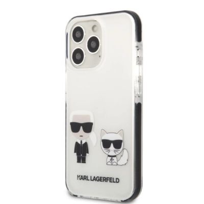 2. Karl Lagerfeld KLHCP13XTPEKCW iPhone 13 Pro Max 6.7" Hardcase weiß/weiß Karl&Choupette