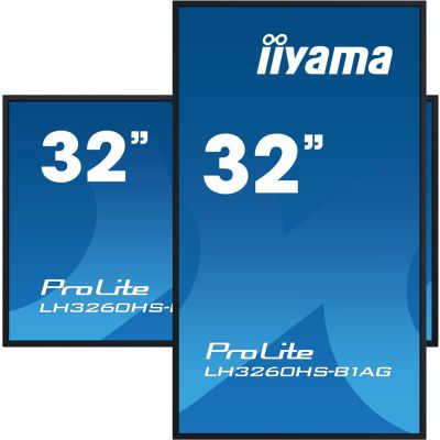 5. Großformatmonitor iiyama LH3260HS-B1AG A 80 cm (31,5 Zoll) LED Wi-Fi 500 cd/m² Full HD Android 11 24/7 Schwarz