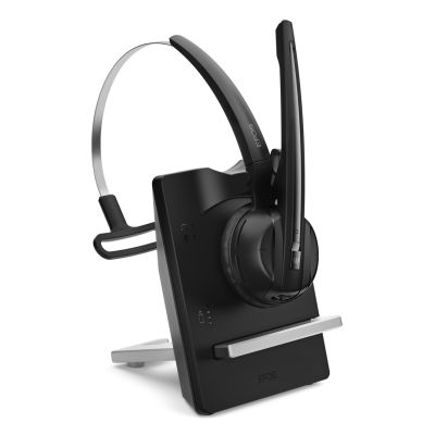 3. EPOS IMPACT D 10 Telefon – EU II Kabelloses On-Ear-Headset mit Kopfbügel, Büro/Callcenter, Schwarz