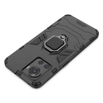 11. Ring Armor gepanzerte Hybrid-Hülle + magnetischer Halter für OnePlus Ace schwarz