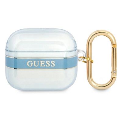 Guess GUA3HHTSB AirPods 3 Abdeckung Blau/Blau Strap Collection