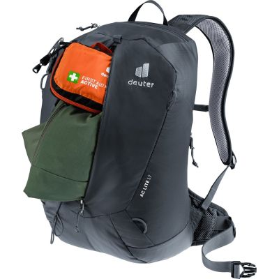 8. Deuter AC Lite 17 Wanderrucksack, schwarz