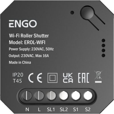 ENGO Controls EROL-WIFI – WLAN-Rollladensteuerung für das ENGO Smart Unterputzsystem