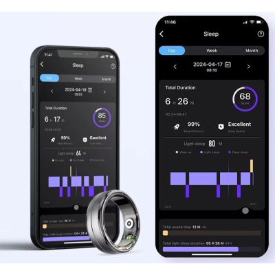 11. Smart Ring RUBICON R6 Dunkelgrau GRÖSSE 9 (US) SMARUB323