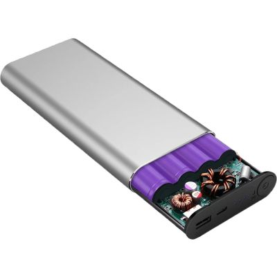 4. Powerbank RealPower PB-20000PD Pro silber 20.000 mAh