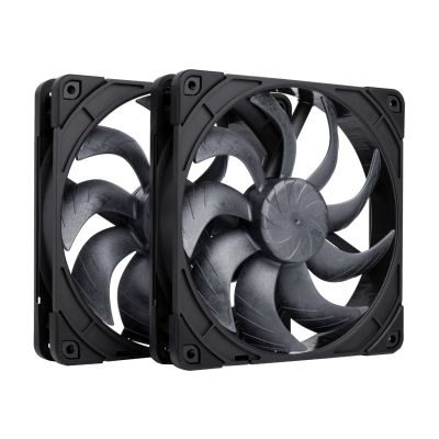 NOCTUA 140-mm-Lüfter NF-A14x25 G2 PWM Sx2 PP chromax black