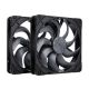 NOCTUA 140-mm-Lüfter NF-A14x25 G2 PWM Sx2 PP chromax black