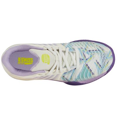 2. K-Swiss Express Light 3 Padel Damen Sneakers Weiß/Lila (98900-182-M)